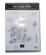 Stampin&#39; Up! Retired Feels Like Home Cling Stamp Set 156607 - £8.68 GBP