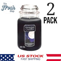 2 American Home By Yankee Candle. Moonlit Night 1 Wick Glass Jar Candles... - £35.74 GBP