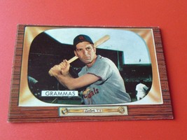 1955 Bowman Alex Grammas #186 Cardinals Baseball Vg / Ex !! - $44.99