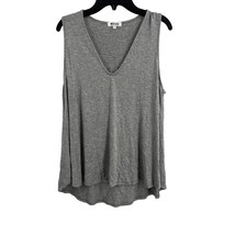 LAMade Grey V Neck Sleeveless Top Size Medium New - $15.45