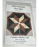 1994 Country Stitches Christmas Tree Skirt Quilt Pattern New - $119.75 MXN