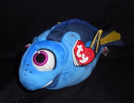 9&quot; Ty Disney Finding Dory Sparkle Blue Fish Stuffed Animal Plush Toy W/ Tag - £13.63 GBP
