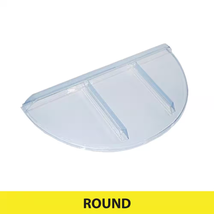 Flat Round Window Well Cover 39 In. W X 17 In. D X 2-1/2 In. H Economy - £12.61 GBP