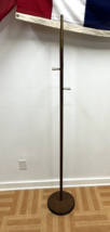 Vintage POLE FLOOR LAMP mid century modern light danish gold metal 50s 60s parts - £39.81 GBP