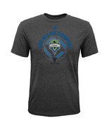 NWT MLS Seattle Sounders Boys Size XL (18) Short Sleeve Charcoal Color T... - $21.64 CAD
