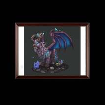 Deviant Dungeon Lurker Dragon Character Sublimation Wall Plaque - £14.60 GBP+