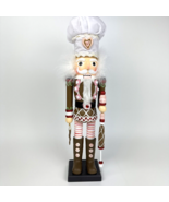 Holly Adler Hollywood Gingerbread Kisses Wooden Chef Christmas Nutcracke... - $1,123.15 MXN