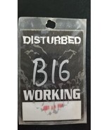DISTURBED - ORIGINAL CONCERT TOUR AMPHITHEATER ST. LOUIS LAMINATE BACKST... - $1,118.43 MXN