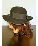 Vintage Betmar of New York Bloomingdales 100% Wool Black Ladies Hat (NEW... - £38.88 GBP