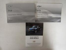 2018 Chevy Chevrolet Impala Owners Manual Guide Book [Paperback] Chevrolet - £33.47 GBP