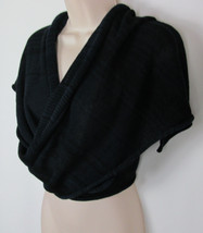 Pico Vela Tokio Knit top sleeveless wrap sweater Bamboo blend Womens One... - $69.25