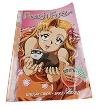 Peach Fuzz Volume 1 Manga Cibos Hodges Paperback Book Ferret Cute Scratch Sniff - £7.77 GBP