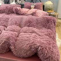 Winter Thickened Mink Velvet Bed Four Piece Set - £155.39 GBP+