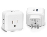 TROND US to India Plug Adapter 2 Pack - USA to India Travel Plug Adapter... - $42.99