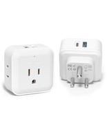 TROND US to India Plug Adapter 2 Pack - USA to India Travel Plug Adapter... - £33.82 GBP