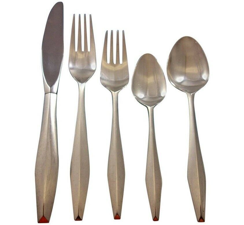 Diamond by Reed and Barton Sterling Silver Flatware Set Service 60 pieces Modern - $5,692.50