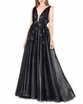 Mac Duggal - Embroidered Shimmer Organza Ball Gown - £120.31 GBP