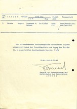 Général Erwin Rommel Signé 1941 WWII Document JSA Loa - £2,704.69 GBP