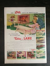 Vintage 1952 Wood Tables by Lane Furniture Full Page Original Ad 1221 - $6.64
