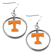 Tennessee Volunteers - NCAA Floating Logo Hoop Earrings - $14.80
