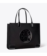 Tory Burch Ella Patent Large Tote - Black - $228.00