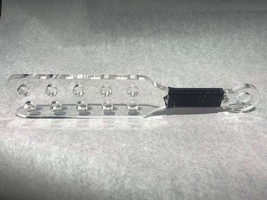 Clear acrylic spanking paddle w/ holes custom sub restraint BDSM paddling - £43.92 GBP