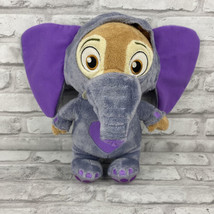Zootopia Elephant Costume Ele-Finnick Plush Disney Tomy Fox 11" Talking Tested - $15.99