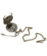 Marvel Loki Gold Tone Metal Pocket Watch God of Mischief with Scepter - $39.59