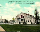 Vtg Cartolina 1909 Alaska-Yukon Exposition- Vista Northwest General Vist... - £8.01 GBP