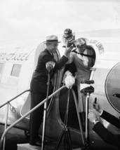 Eleanor Roosevelt and Eddie Rickenbacker Eastern Airlines plane Photo Print - $8.81+