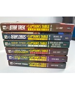 Lot of 6 Star Trek Captain&#39;s Table Set # 1-6 Paperback 1998 Pocket Books - £23.35 GBP