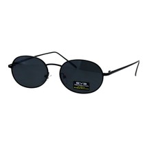 Unisex Oval Sunglasses Metal Frame Vintage Retro Fashion UV 400 - £8.75 GBP