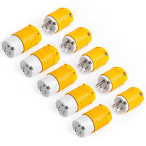 Extension Cord 5Pcs 15A Male &amp; Female Replacement Electrical End Plugs - £40.70 GBP