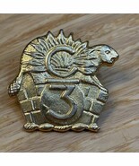 Vintage Canadian Forces 3rd Battalion Hat Cap Badge KG JD - €12,80 EUR