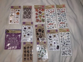Crafters Square Pop Up Mix Sticker Lot 11 Packs 100+ Stickers Halloween Fall - £15.81 GBP