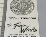 Matchbook Cover  Doug Dick’s Four Winds Restaurant Panama City, FL gmg U... - £9.78 GBP