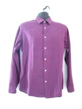 FRENCH CONNECTION Men’s Red 100% Cotton Long Sleeve Shirt Size 16 - £11.79 GBP