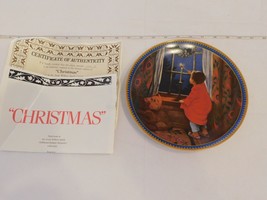 Edwin M Knowles Christmas 3rd Issue Childhood Holiday collector plate 1986 - £20.56 GBP