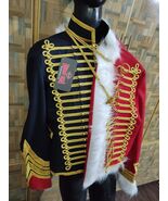 Napoleonic Hussars Wool Pelisse Jacket French Dolmen Tunic Pelisse Coat - $425.00