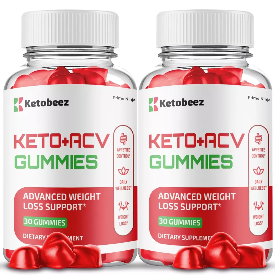 Ketobeez Keto ACV Gummies, Max Strength Supplement with ACV (2 Pack) - $76.73