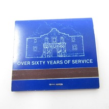 Vtg Matchbook Alamo Title Company San Antonio Texas Blue  Advertising Un... - $5.99