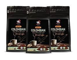 Colombian Coffee Bag - Decaf Colombian Ground Coffee, Medium Roast, 100% Pure Ar - £28.65 GBP