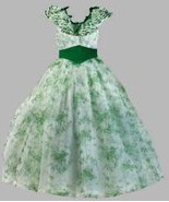 Scarlett O&#39;Hara Costume / Scarlett BBQ Dress / Southern Belle Costume / ... - £110.08 GBP+
