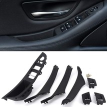 Black Window Switch Armrest Panel, Inner Door Pull Handle Trim Cover Kits - $1,321.69 MXN