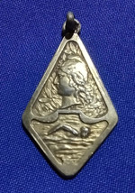 Silver Old F.A.N Federacion Argentin Nataci Waterpolo 1st Division penda... - £30.86 GBP