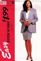 Misses&#39; COORDINATES Vintage 1993 McCall&#39;s Pattern 6360 Sizes 16-18-20-22 - £9.59 GBP