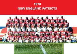 1978 NEW ENGLAND PATRIOTS 8X10 TEAM PHOTO FOOTBALL PICTURE NFL - $4.94