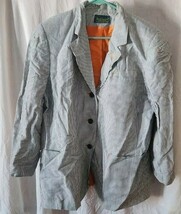 Womens Harve Benard Pour la Femme 3 Button Stripe Sport Coat Suit Jacket - $19.99