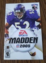 Madden 05 2005 NFL Football PS2 Playstation 2 Instruction Manual Only - £1.57 GBP