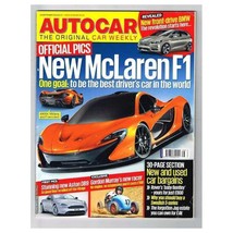 Autocar Magazine 19 September 2012 mbox2821 New McLaren F1 - New front-drive BMW - £3.66 GBP